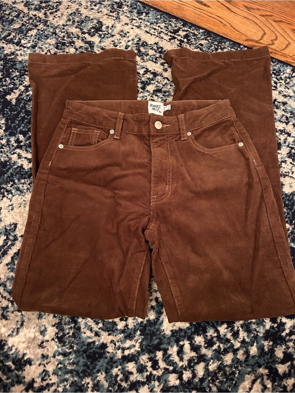 Brown corduroy pants